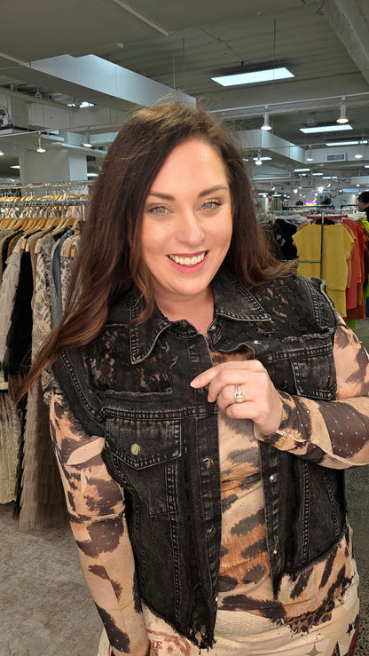 Edge and Elegance Lace Vest