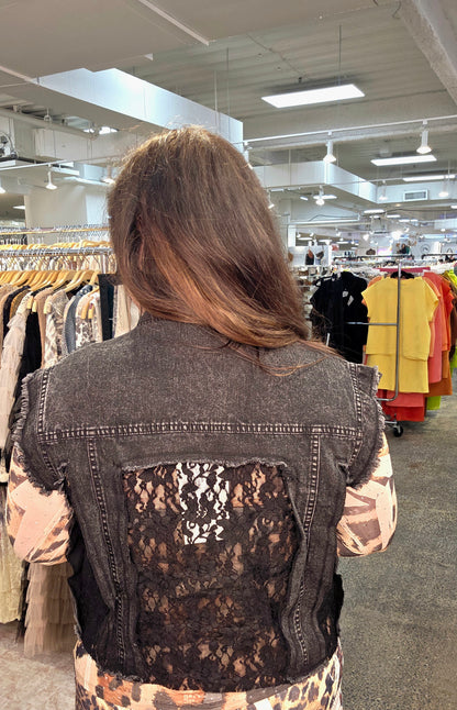 Edge and Elegance Lace Vest