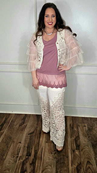 Dusty Rose Darling Tank