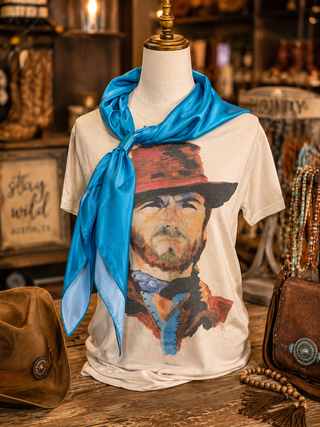 Texas Luxe Turquoise Scarf
