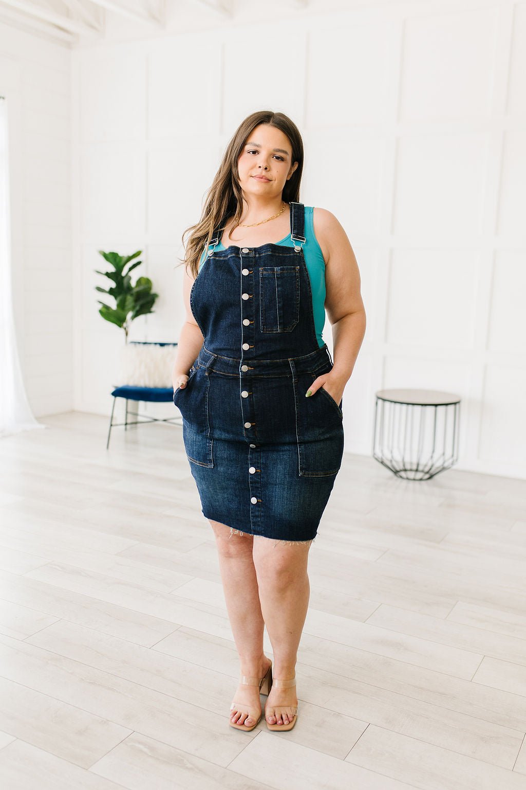 Denim Agnes Denim Overall Dress