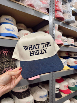 Hat What the Helly - Navy Vintage Trucker Hat