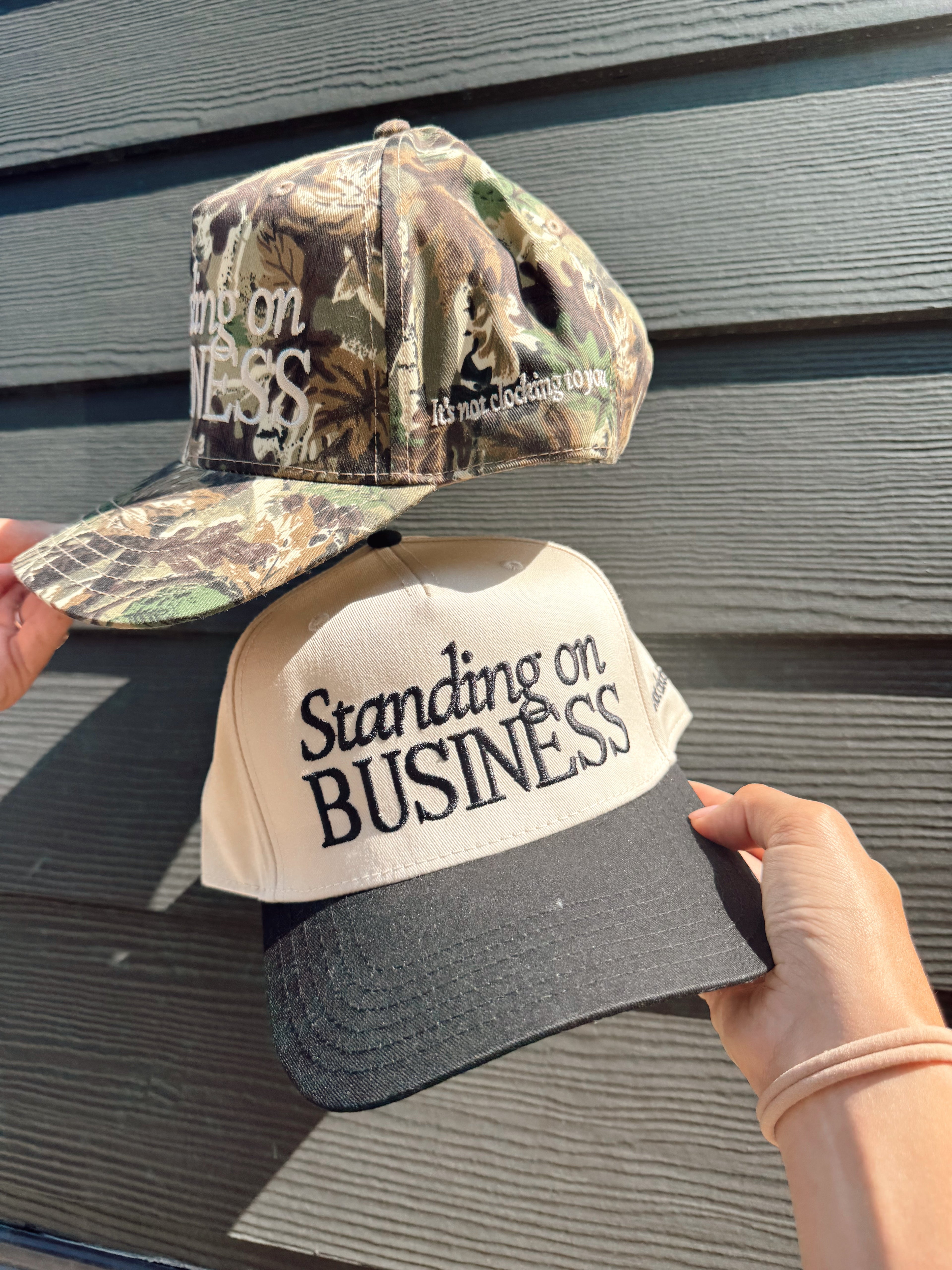 Standing On Business Trucker Hat