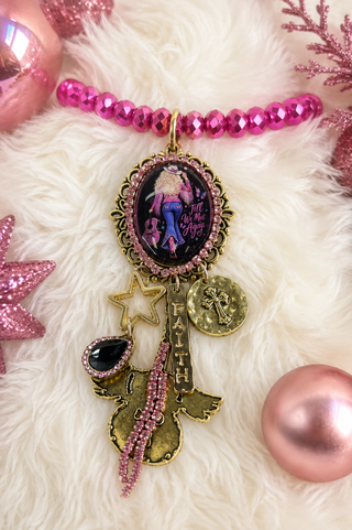 "Till We Meet Again" Dolly Charm Necklace