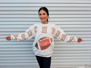 Touchdown Season Bling Sweatshirt