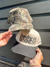 Hat Standing On Business Trucker Hat