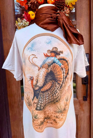 Turkey Rodeo Rhinestone Tee