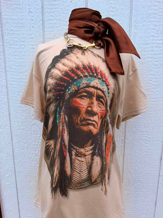 Native Spirit Rhinestone Graphic Tee