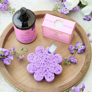 French Lavender Wild Flower, Pedi Buffer, and Body Wash Refill Set