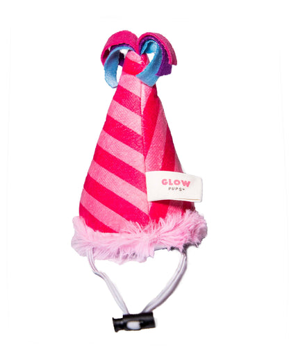 Pink Birthday Hat Dog Toy