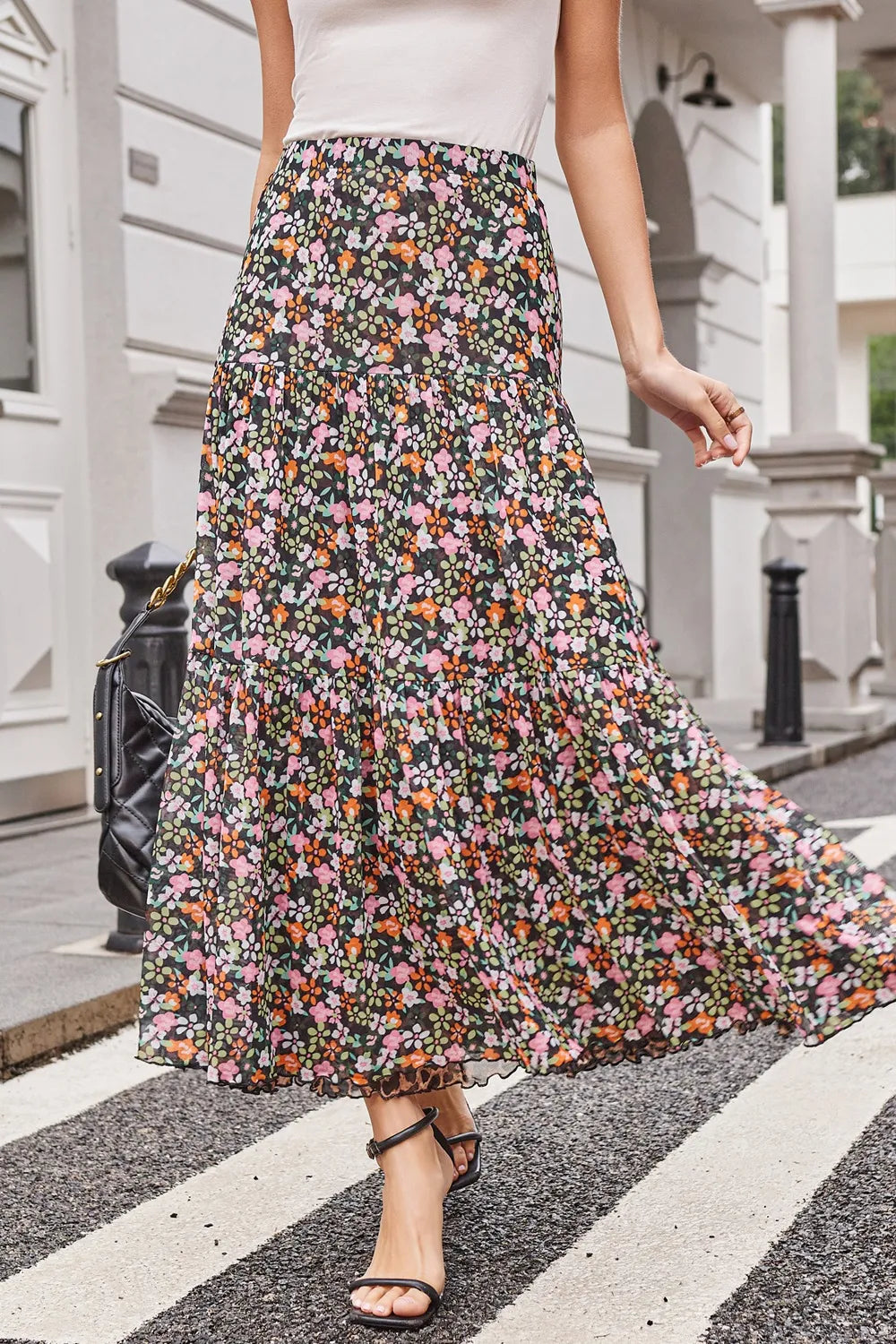 Two Way Wear Printed Skirt