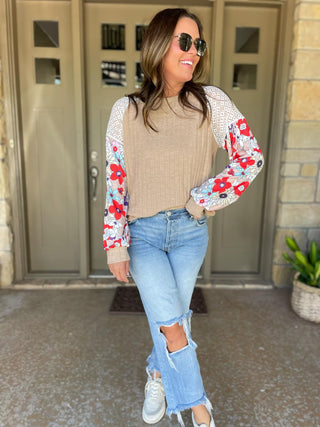 Womens Aston Patchwork Blouse in Four Colors