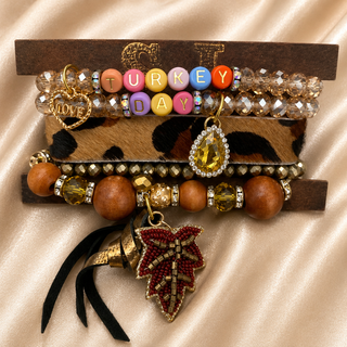 Maple Leaf Turkey Day Stack by Sandra Ling Designs