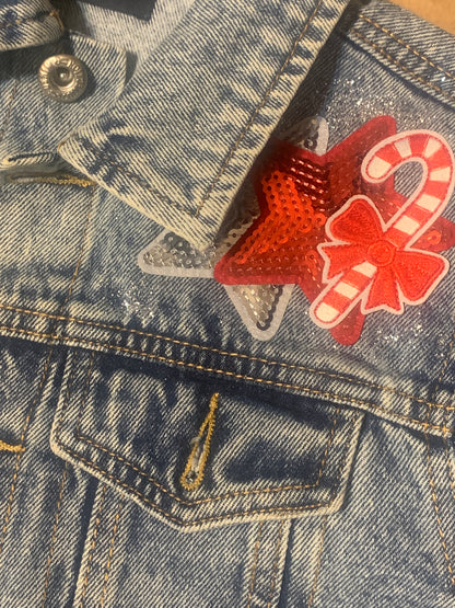 Merry Mean One “The Grinch” Denim Custom Jacket