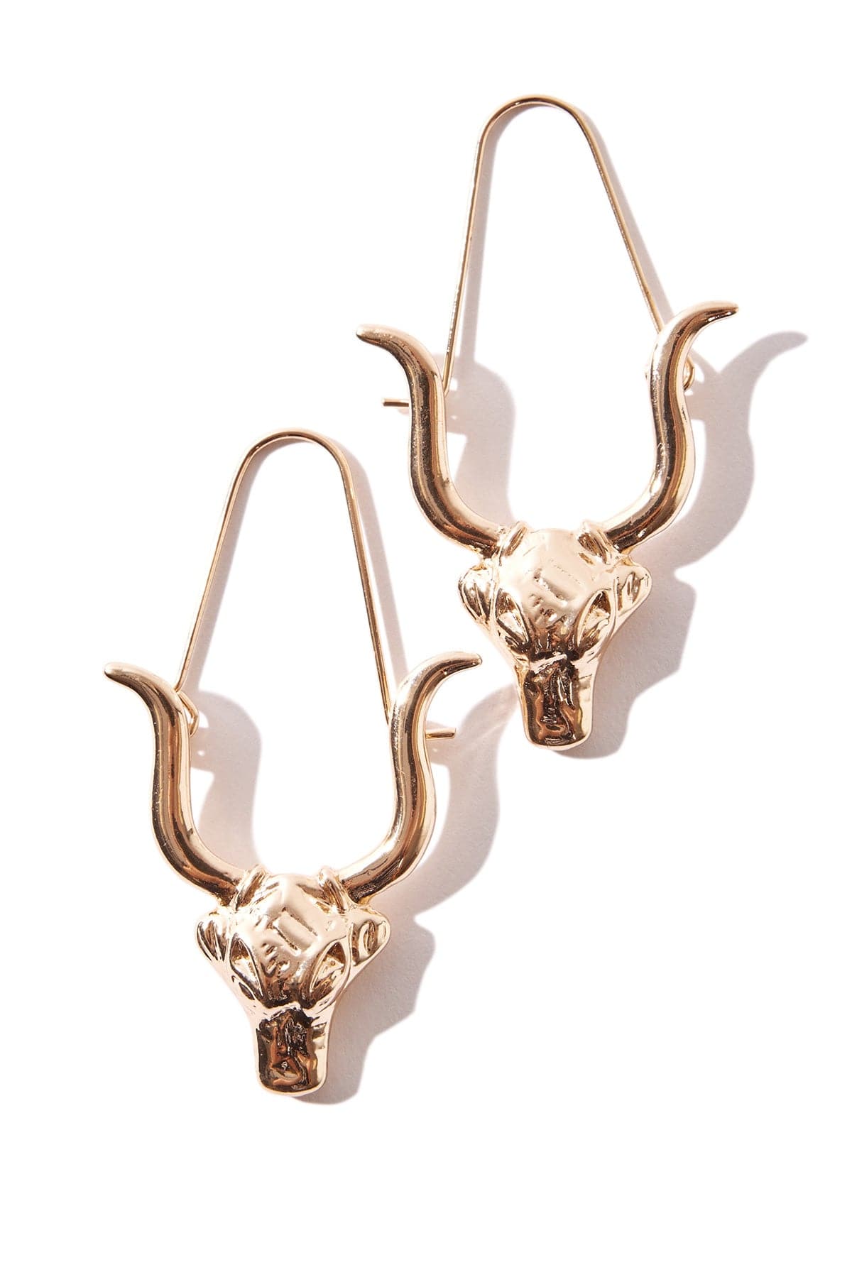 Western Bull Earrings