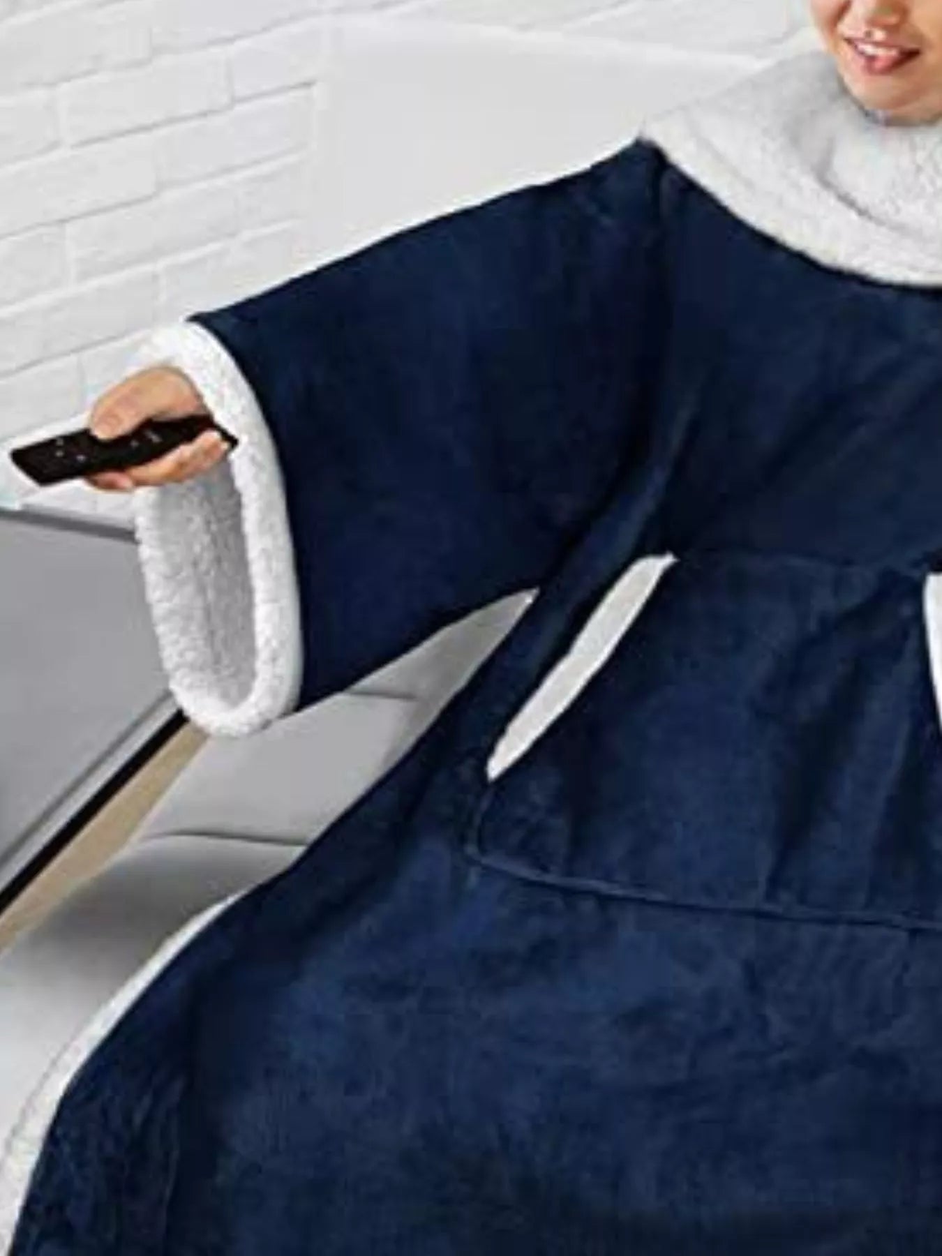 Oversized Wearable Blanket Hoodie Lounge Nightgown