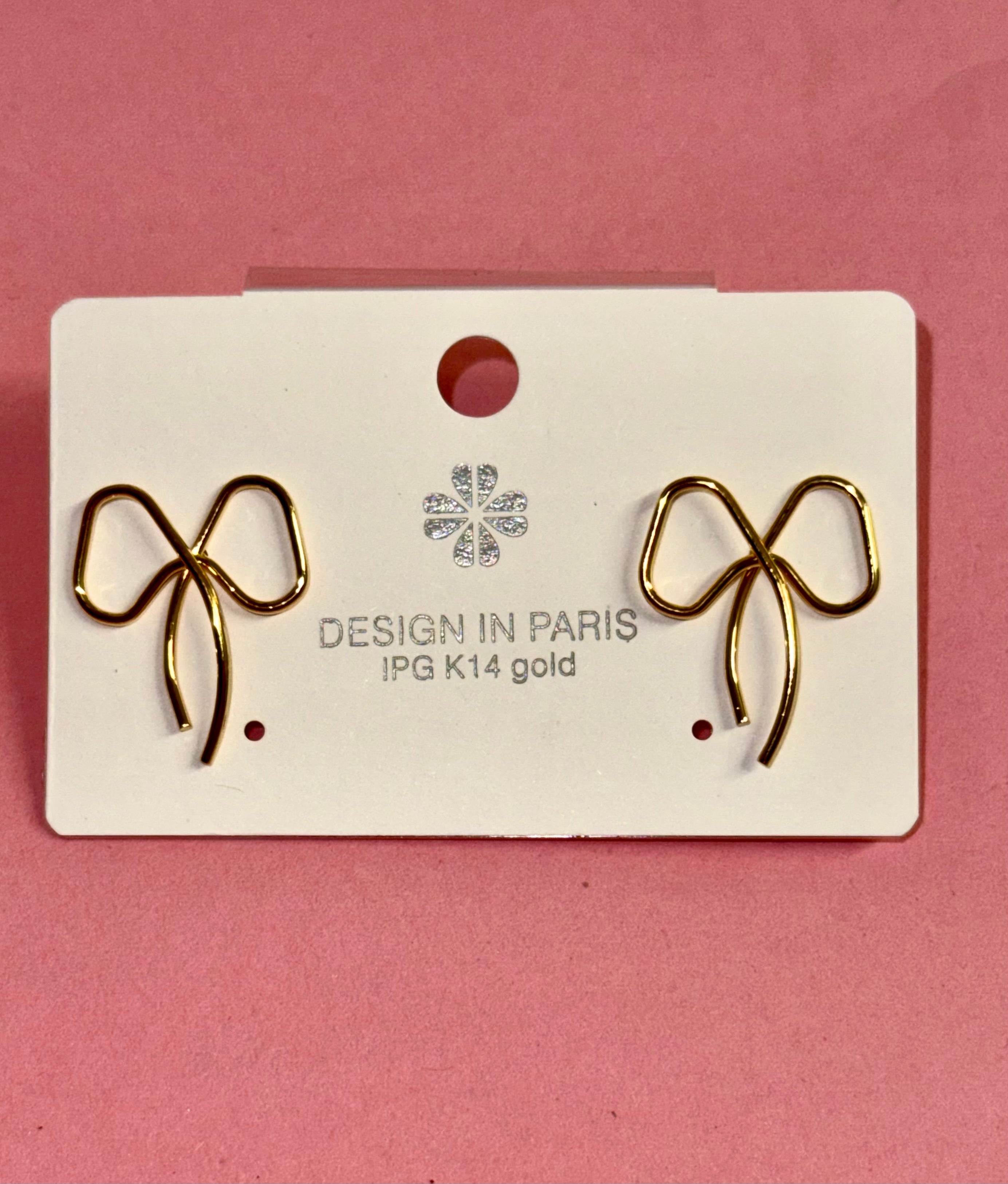**SALE**Dainty Bow Earrings