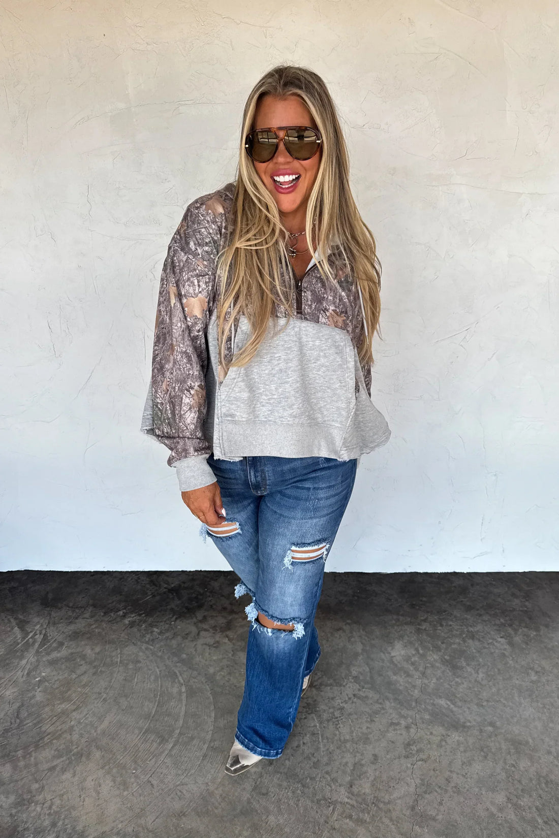 The Hunter Half Zip Hoodie Pullover