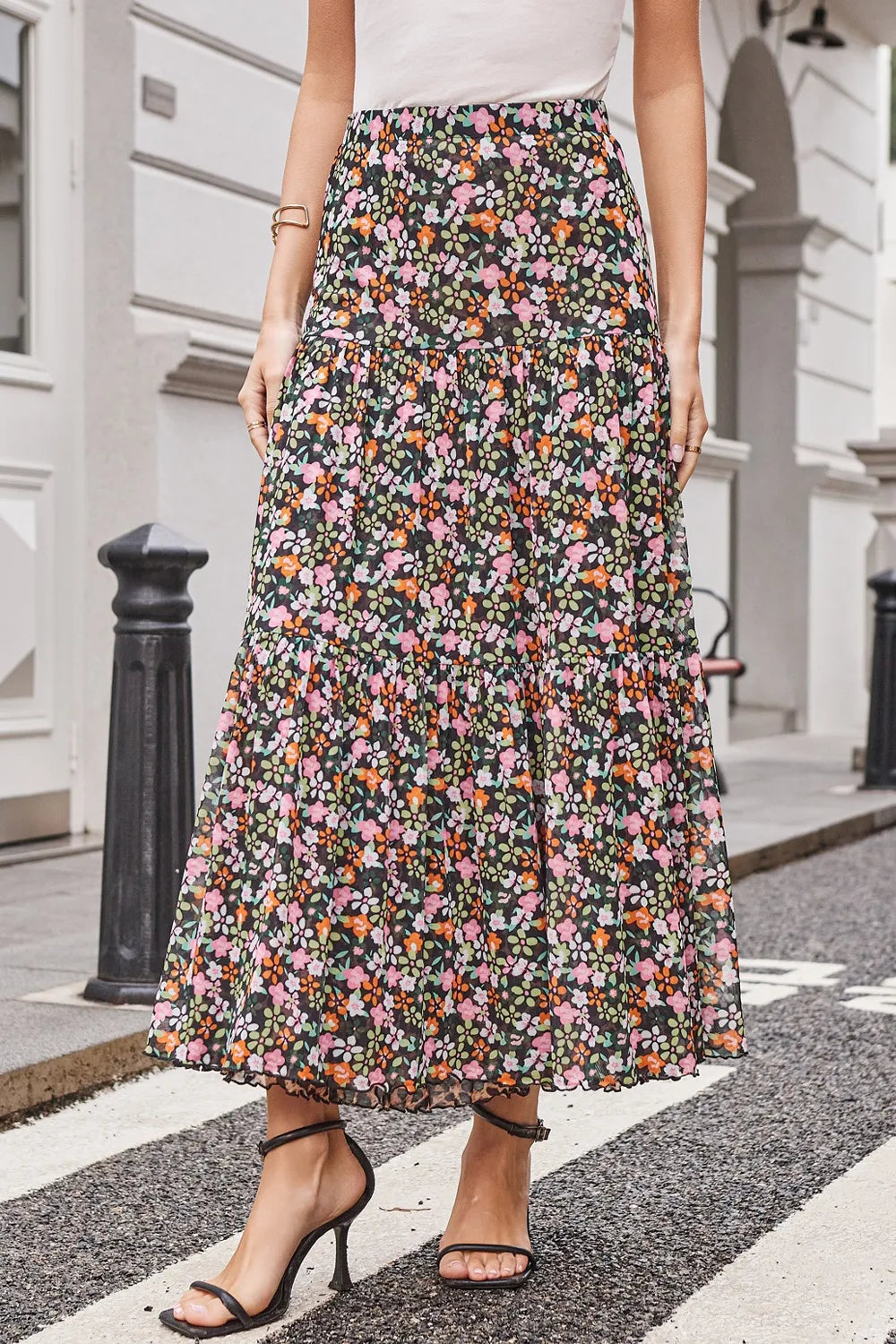 Two Way Wear Printed Skirt