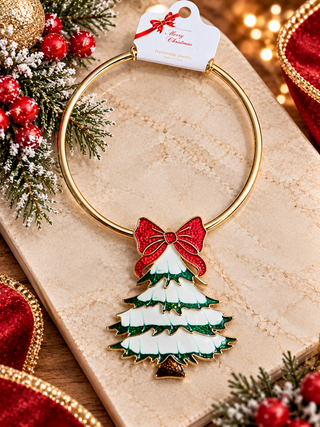 Christmas Tree Statement Pendant Choker