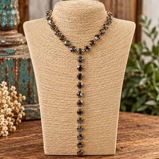 Dazzle Drop Y-Shaped Necklace
