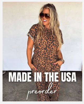 Wild Side Ribbed Pant Set (PREORDER)