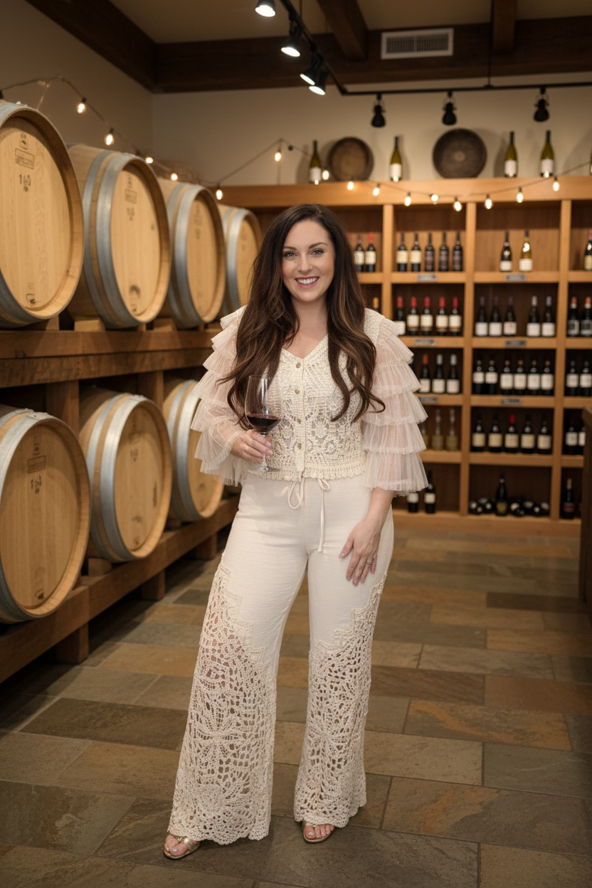 Runway Romance Crochet Pants