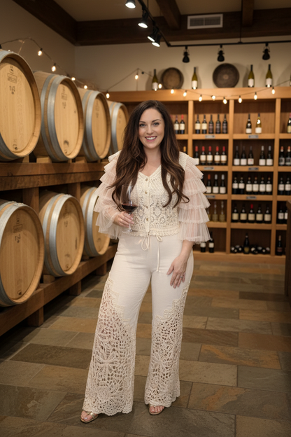 Runway Romance Crochet Pants