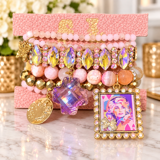 Dolly — The Queen of All Hearts Bracelet Stack by Sandra Ling Designs