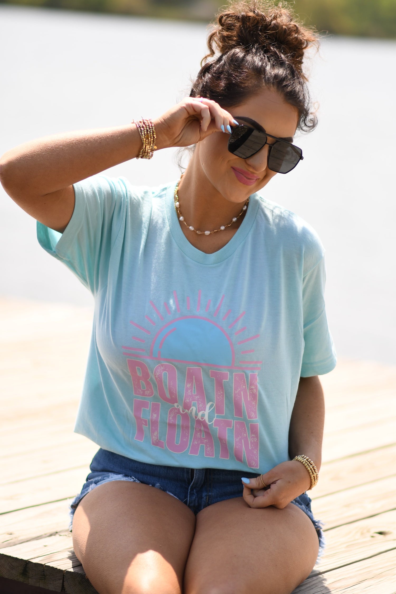 Boatin &amp; Floatin Tee