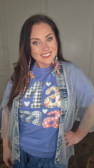 PATCHWORK MAMA TEE