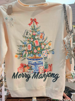 Merry Mahjong Rhinestone Christmas Tree