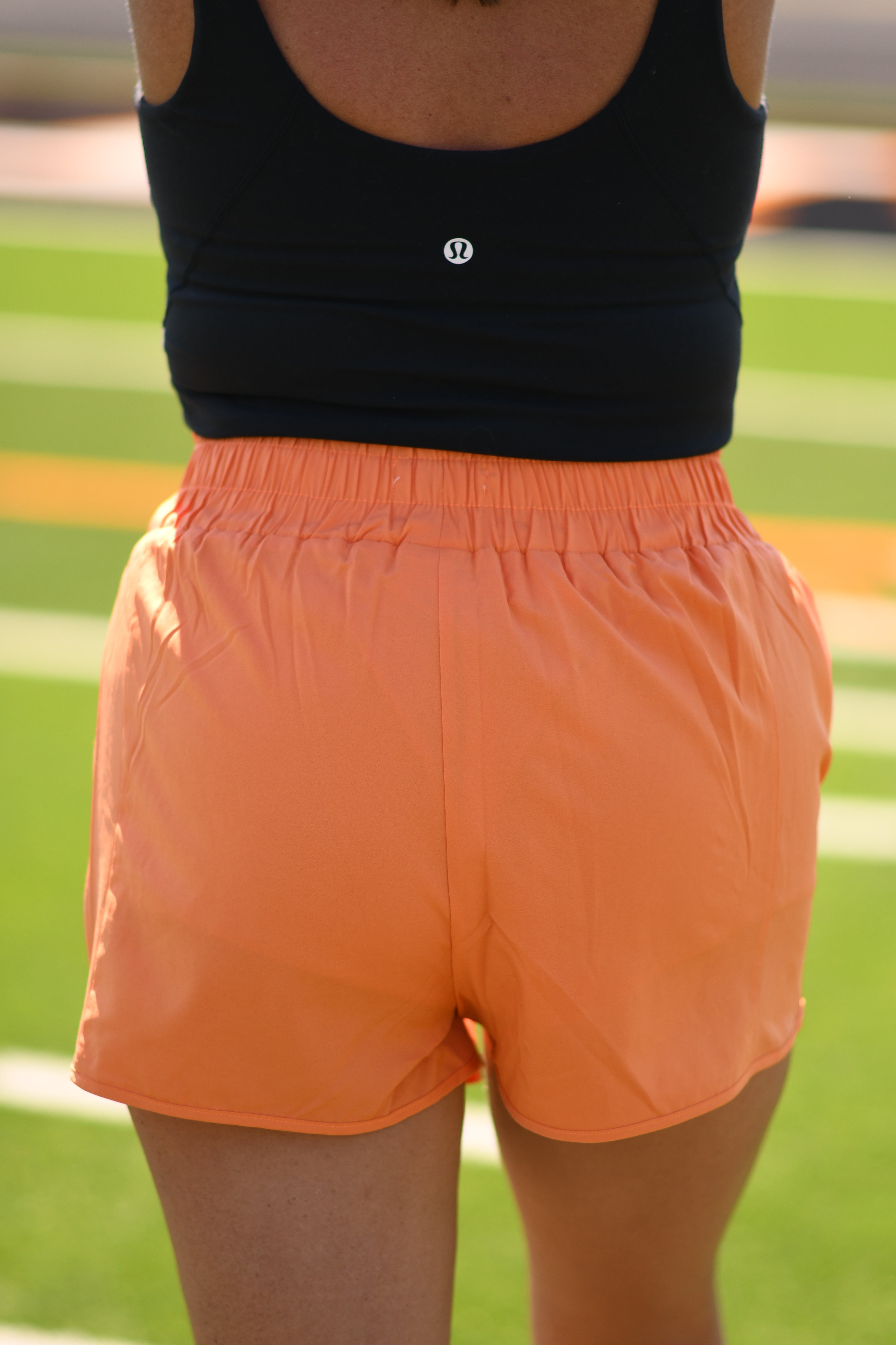 School Spirit Orange Shorts