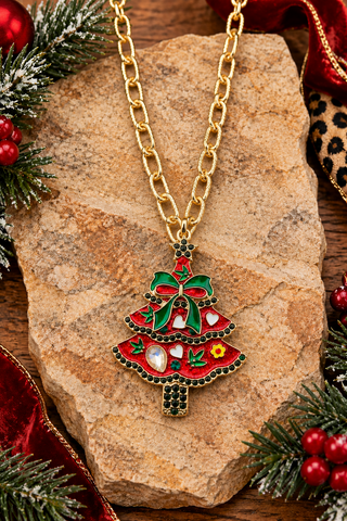 Christmas Magic Statement Pendant Necklace 🎄✨