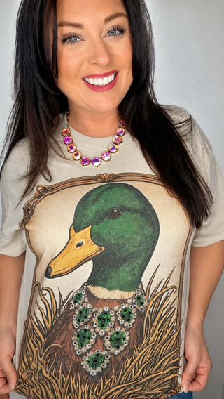 Jeweled Mallard Graphic T-Shirt