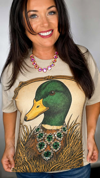 Jeweled Mallard Graphic T-Shirt