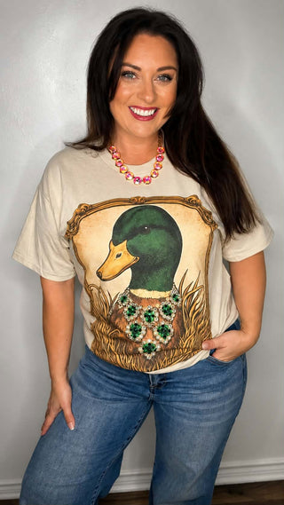Jeweled Mallard Graphic T-Shirt