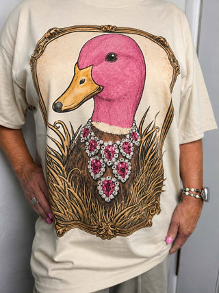 Jeweled Mallard Graphic T-Shirt