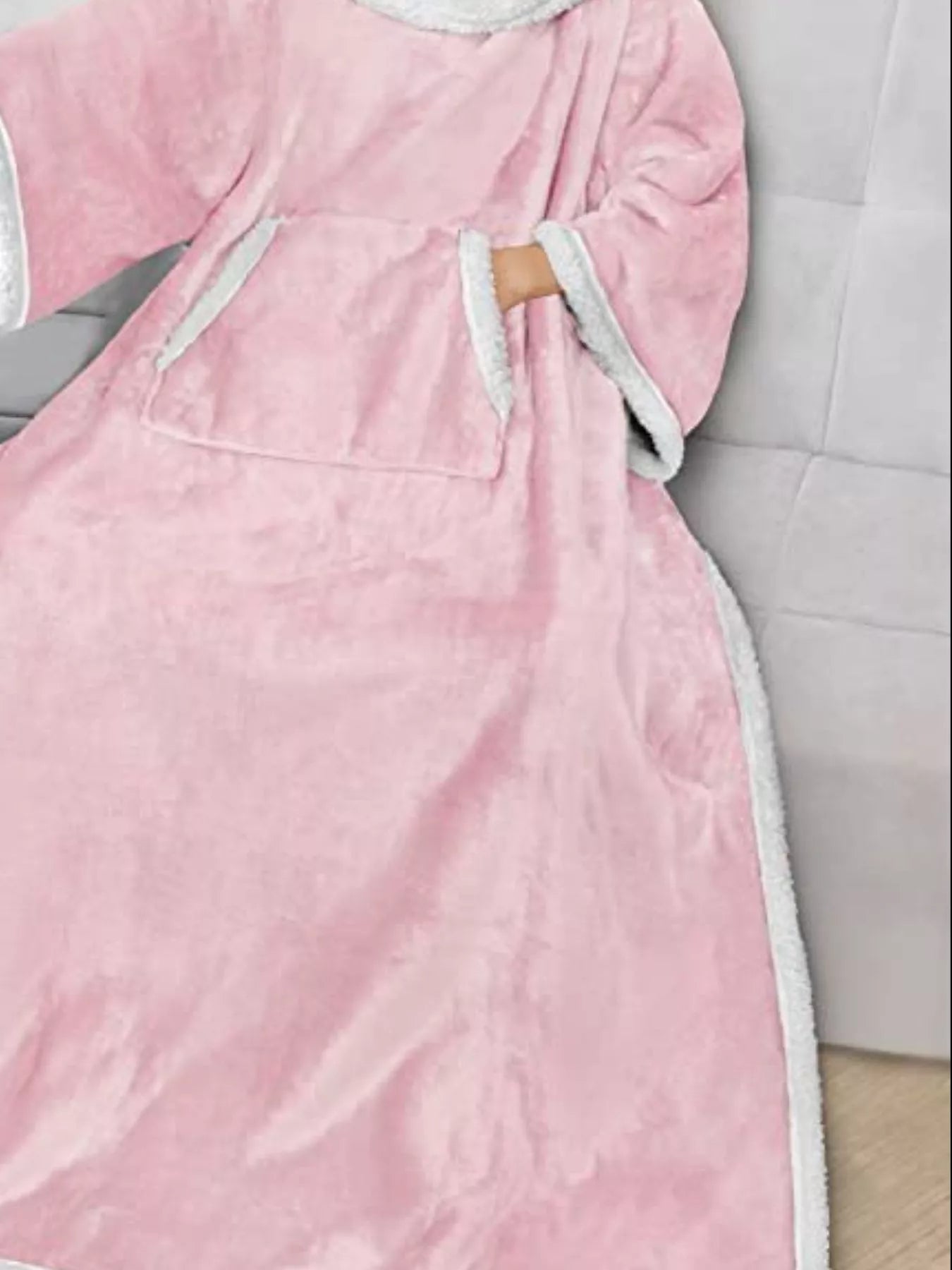 Oversized Wearable Blanket Hoodie Lounge Nightgown