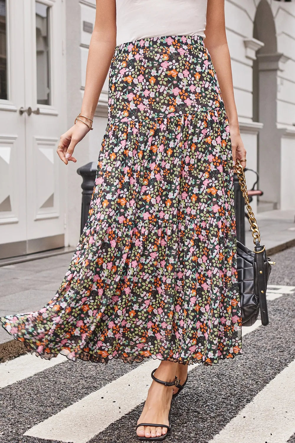 Two Way Wear Printed Skirt