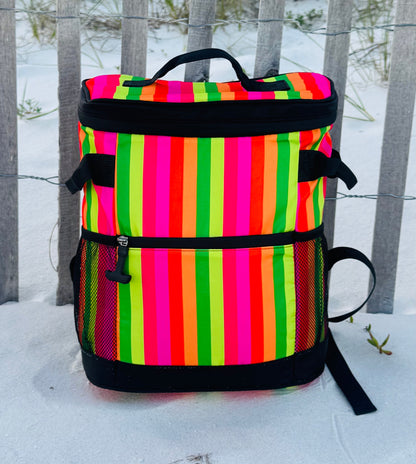 Neon Nights Backpack Cooler