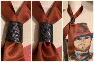 Chocolate Croc Scarf Cuff