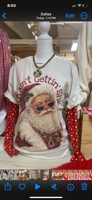 You Ain't Gettin' Sh*t Cream Graphic Tee 2730
