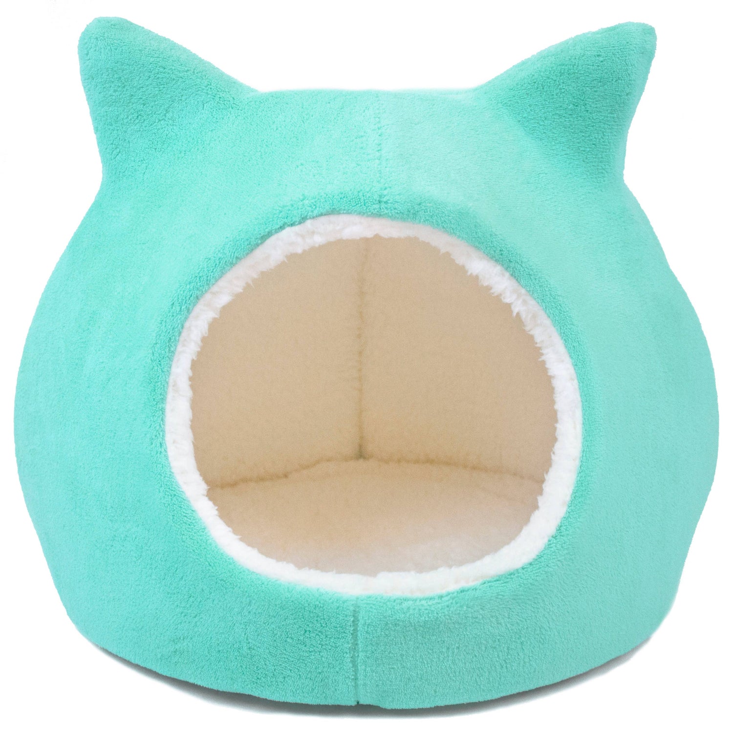 Precious Tails Fleece Cat Ears Pet Dome