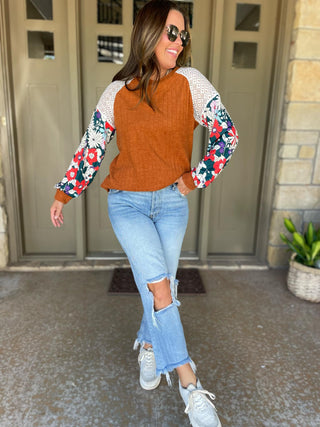 Womens Aston Patchwork Blouse in Four Colors