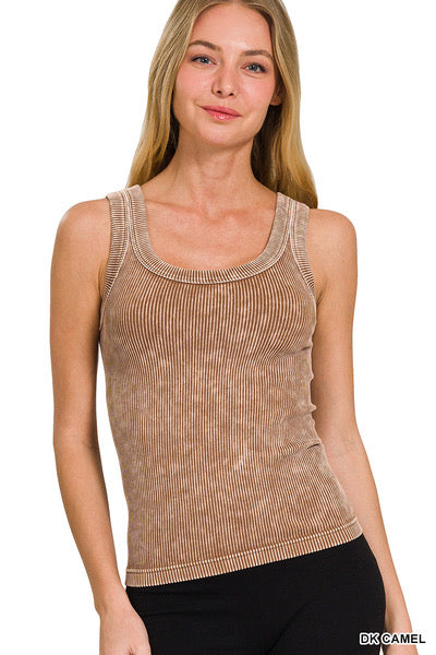 Tank Tops Believe the Hype - Buttery Soft - Washed Ribbed Tank