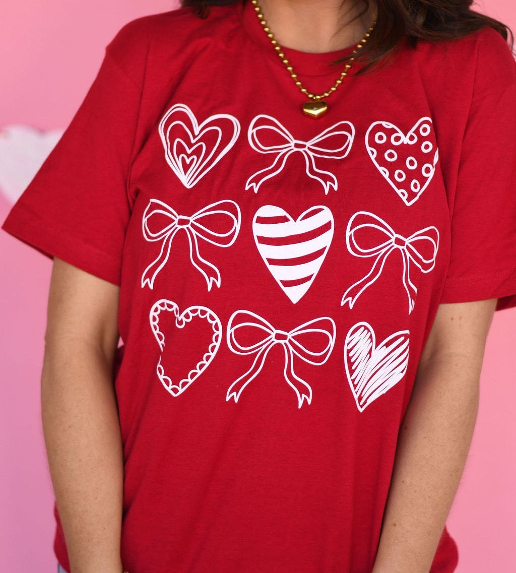 Hearts &amp; Bows Tee