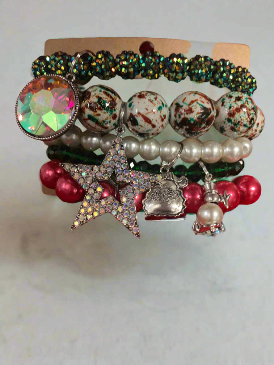 Christmas Bracelet Stacks