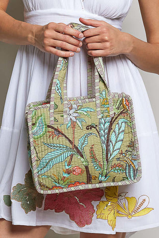 POL Mini Quilted Tote Bag