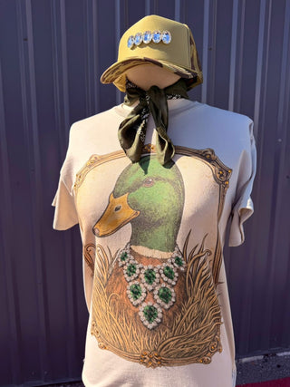 Jeweled Mallard Graphic T-Shirt